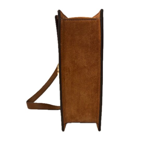 Tory Burch Miller Pebbled Leather Shoulder Bag in Forest Brown  NEW - Picture 6 of 11